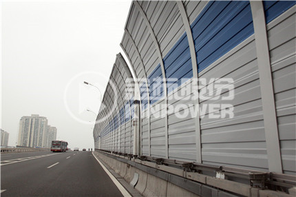 北京通州北苑高架桥声屏障工程